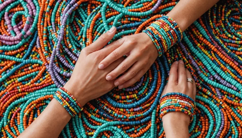 collier de perle de rocaille
