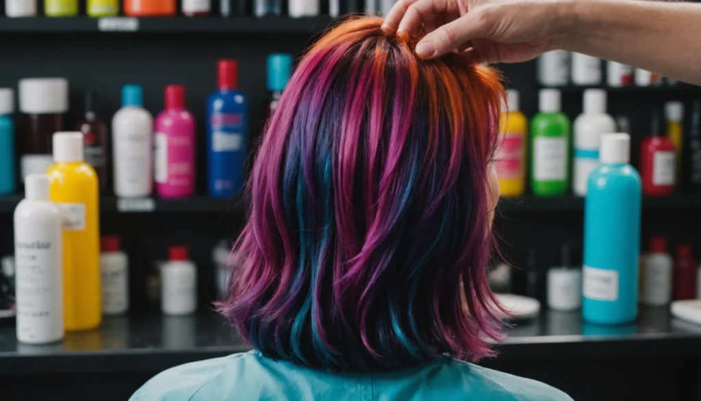 coloration et perte de cheveux